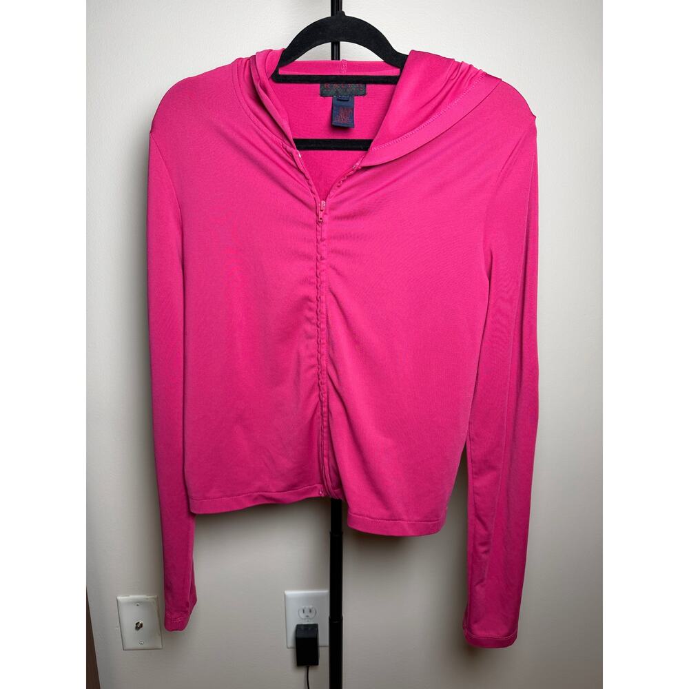 Full Zip RRL Ralph by Ralph Lauren Athletic Workout Jacket Pink Size Medium